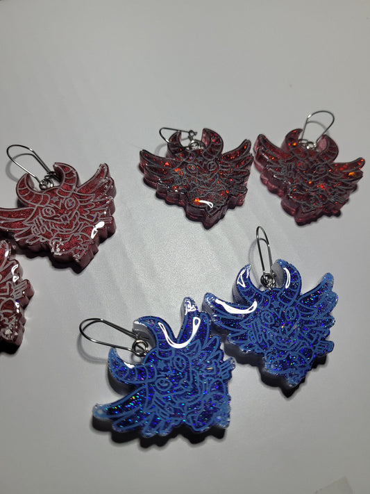 Baphomet Earrings