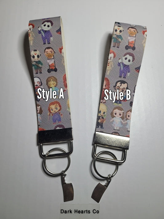 Horror Gang Keyfob Keychain