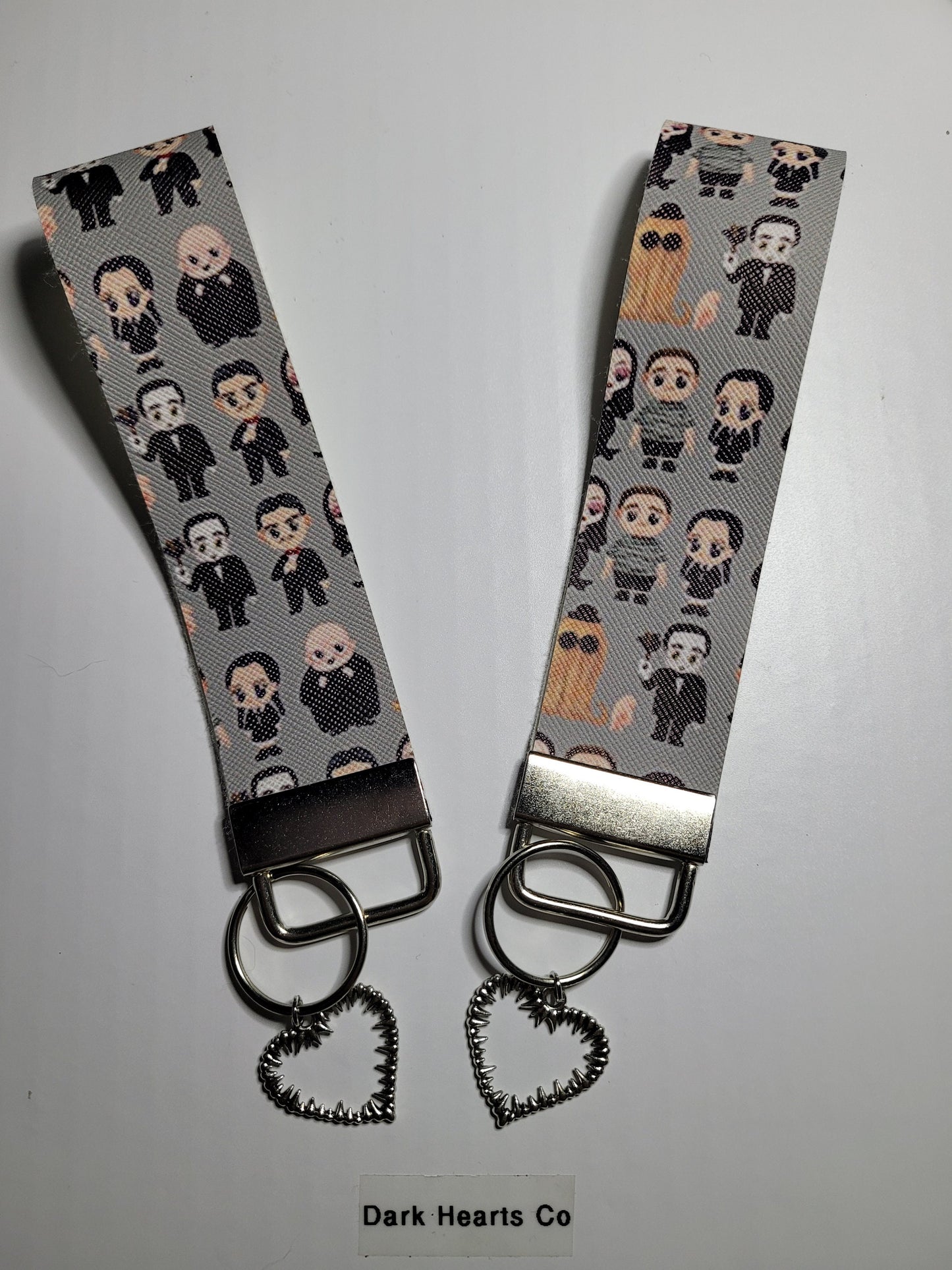 Goth Family keyfob keychain