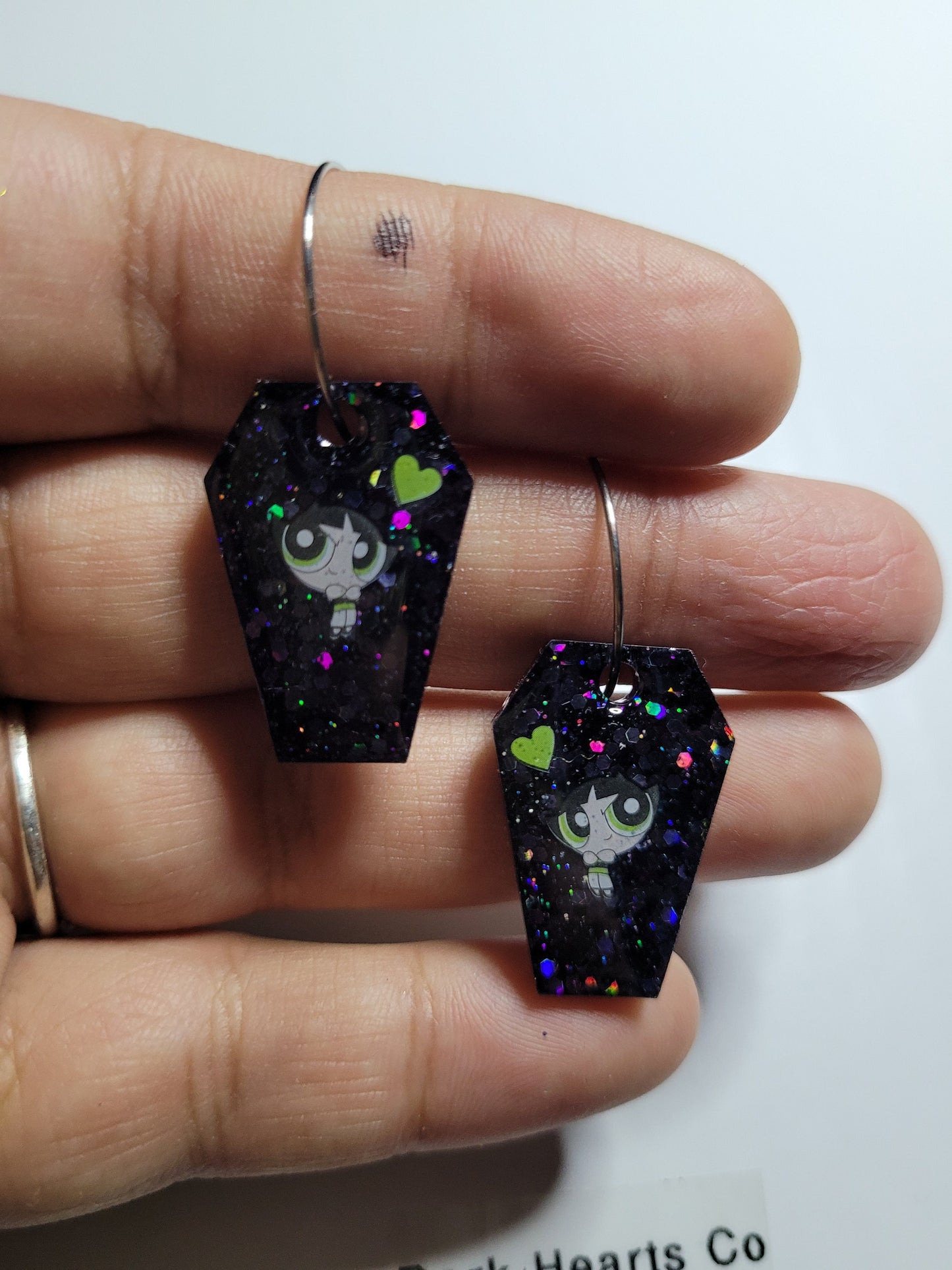 90s Baby Mini Coffin Earrings