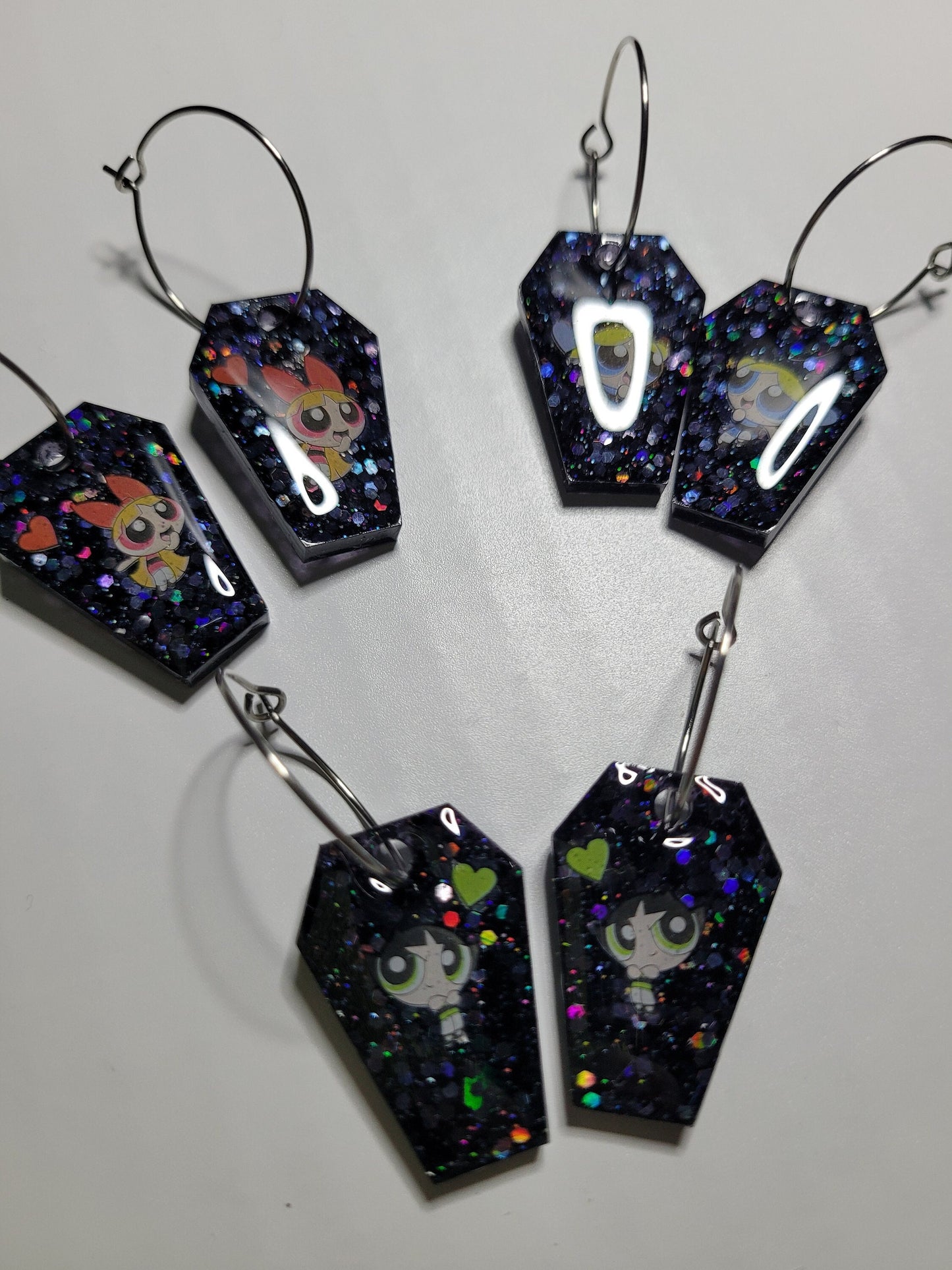 90s Baby Mini Coffin Earrings