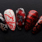 Christmas Demon: Press on Nails