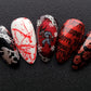 Christmas Demon: Press on Nails