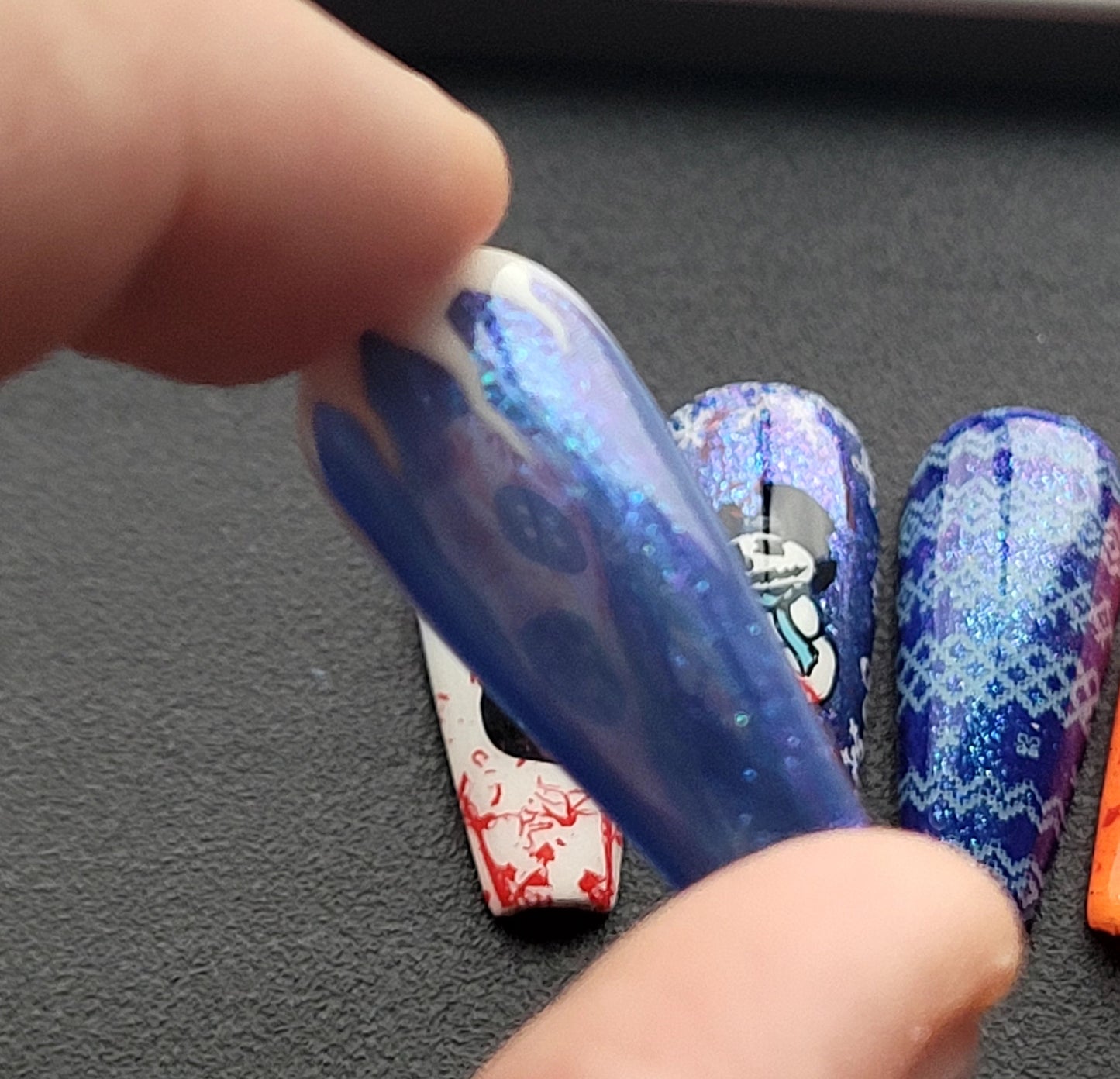 Killer Snowman: Press on Nails
